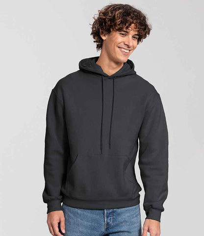 Fruit of the Loom Fruit of the Loom Iconic Premium Hooded Sweatshirt Light Graphite
