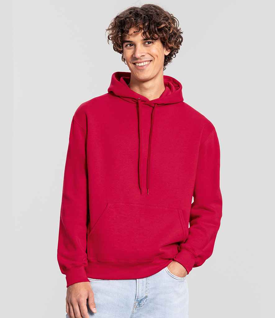 Fruit of the Loom Fruit of the Loom Iconic Premium Hooded Sweatshirt Red