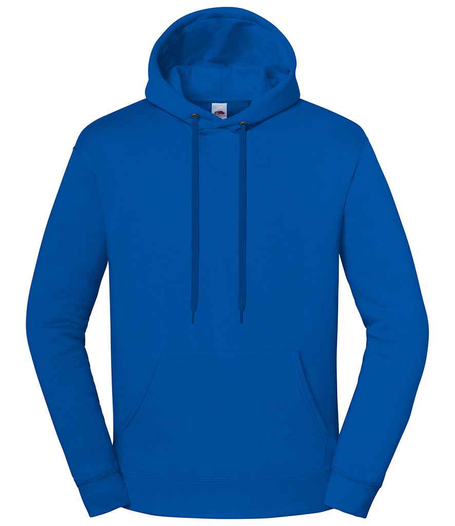 Fruit of the Loom Iconic Premium Hooded Sweatshirt in Royal Blue