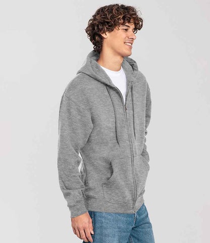 Fruit of the Loom Fruit of the Loom Iconic Premium Hooded Sweat Jacket Athletic Heather