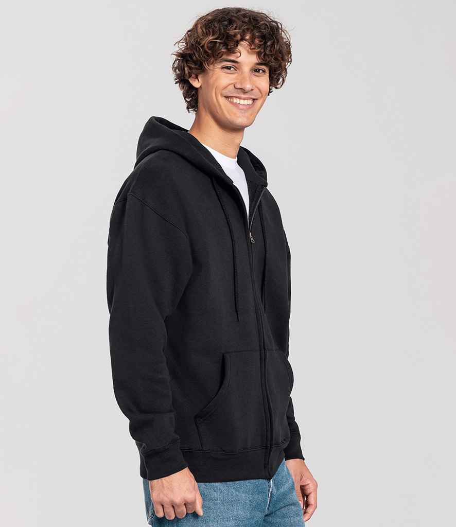 Fruit of the Loom Fruit of the Loom Iconic Premium Hooded Sweat Jacket Black