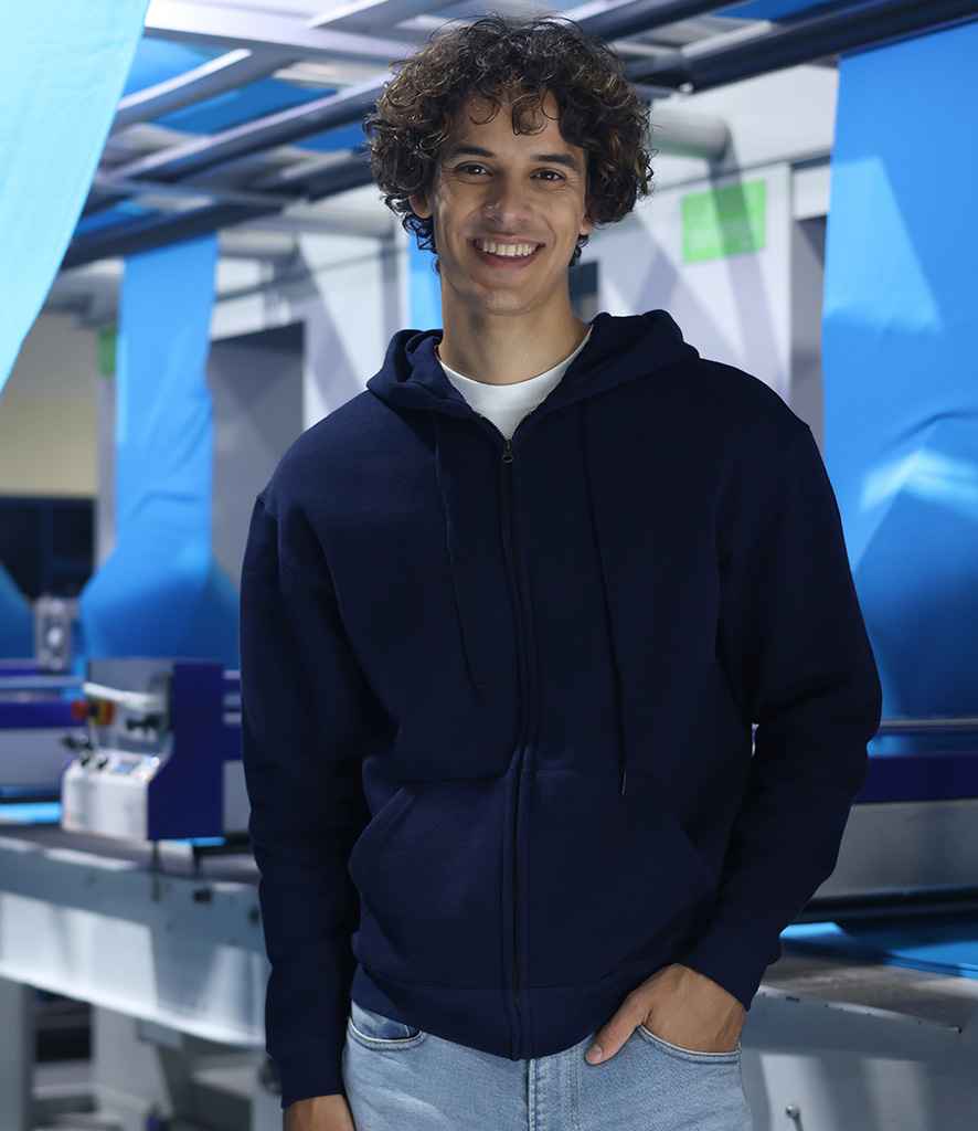 Fruit of the Loom Fruit of the Loom Iconic Premium Hooded Sweat Jacket Deep Navy