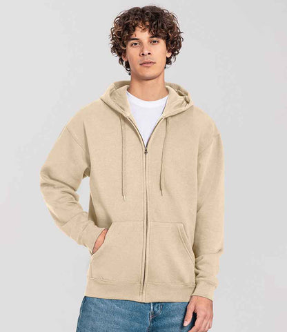 Fruit of the Loom Fruit of the Loom Iconic Premium Hooded Sweat Jacket Desert Sand