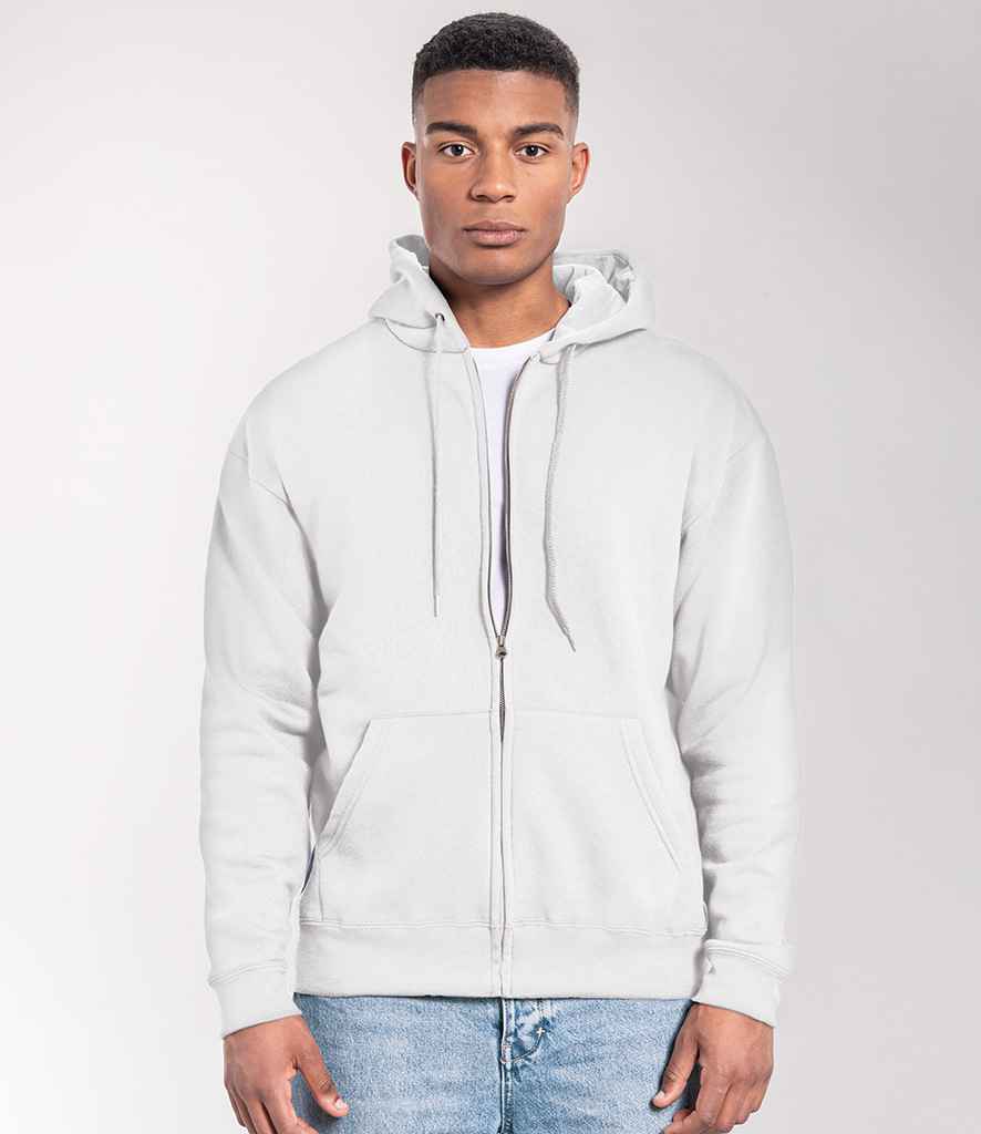 Fruit of the Loom Fruit of the Loom Iconic Premium Hooded Sweat Jacket White