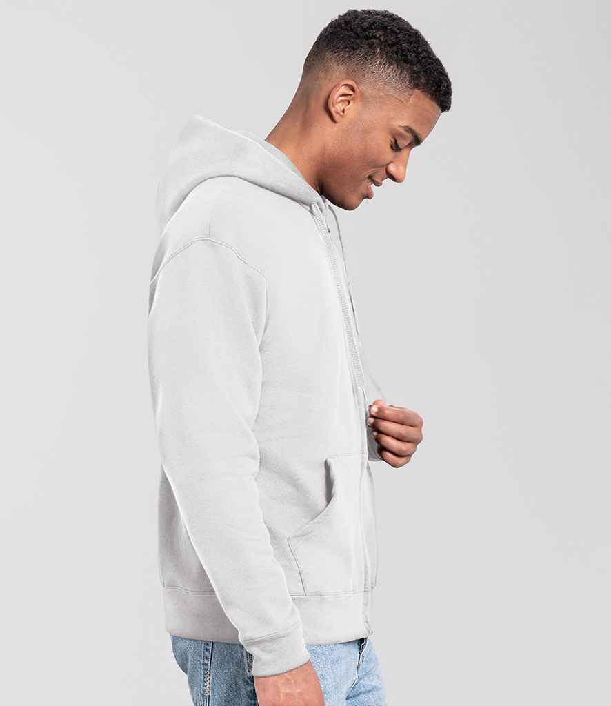 Fruit of the Loom Fruit of the Loom Iconic Premium Hooded Sweat Jacket White