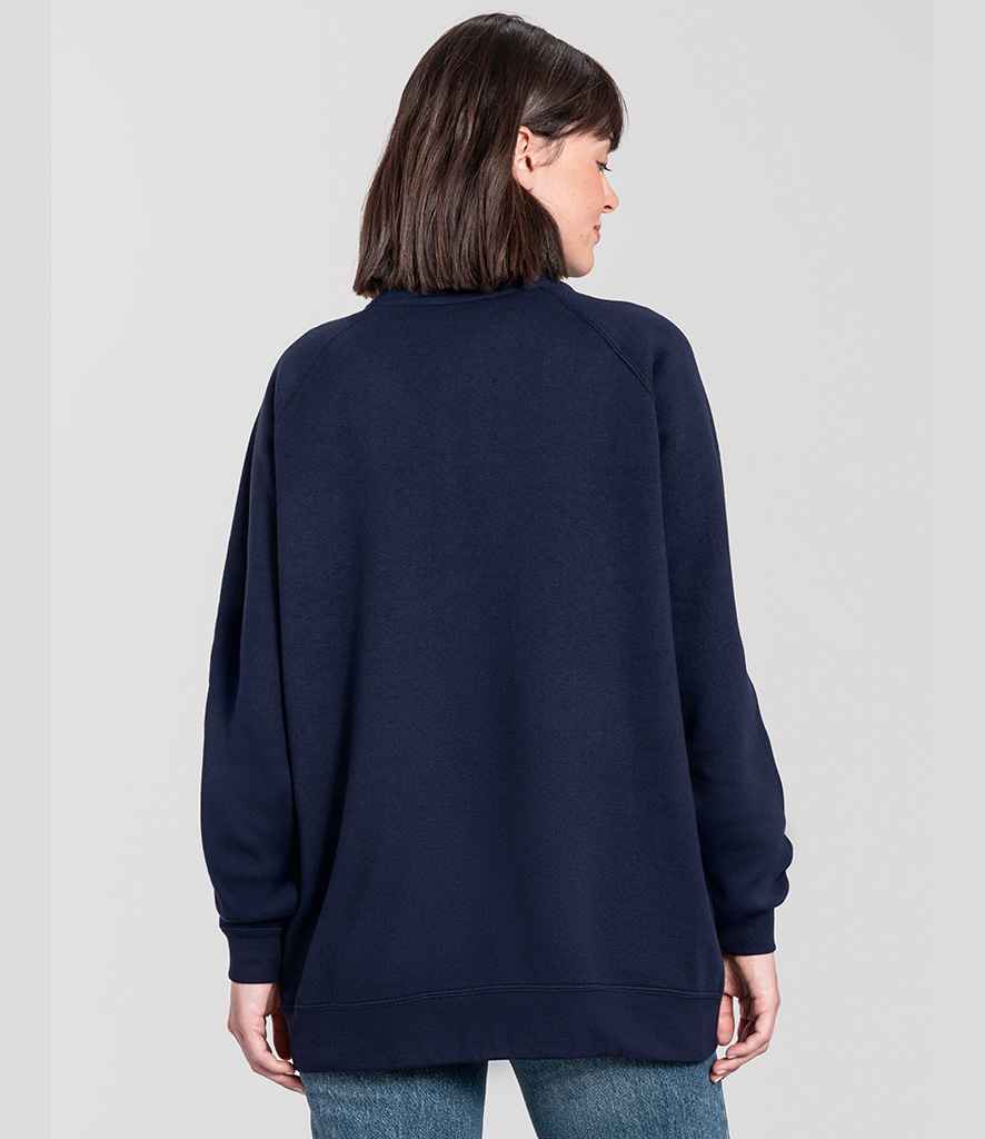 Fruit of the Loom Fruit of the Loom Iconic Premium Zip Neck Sweatshirt Deep Navy