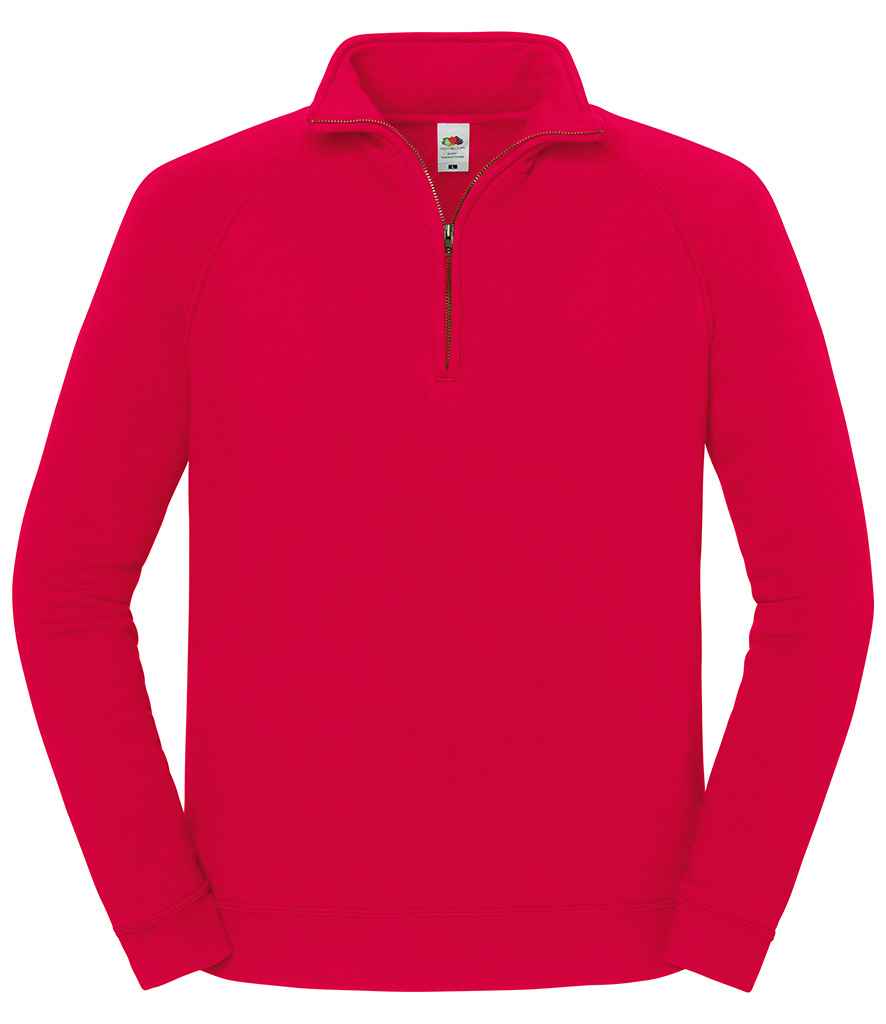 Fruit of the Loom Iconic Premium Zip Neck Sweatshirt