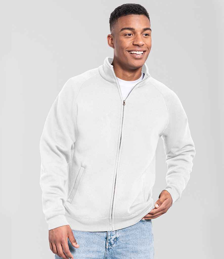 Fruit of the Loom Fruit of the Loom Iconic Premium Sweat Jacket White