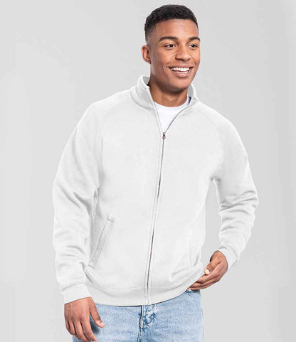 Fruit of the Loom Fruit of the Loom Iconic Premium Sweat Jacket White
