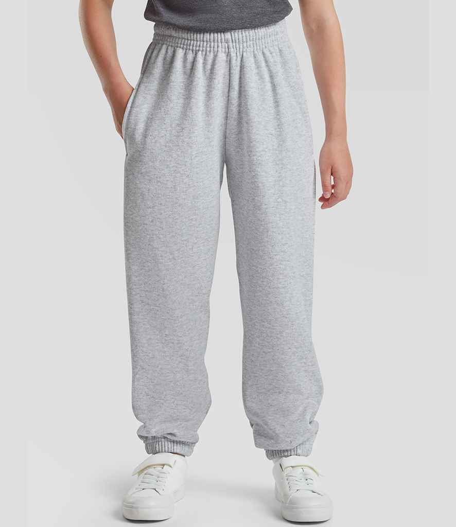 Fruit of the Loom Kids Elasticated Hem Jog Pants - model image