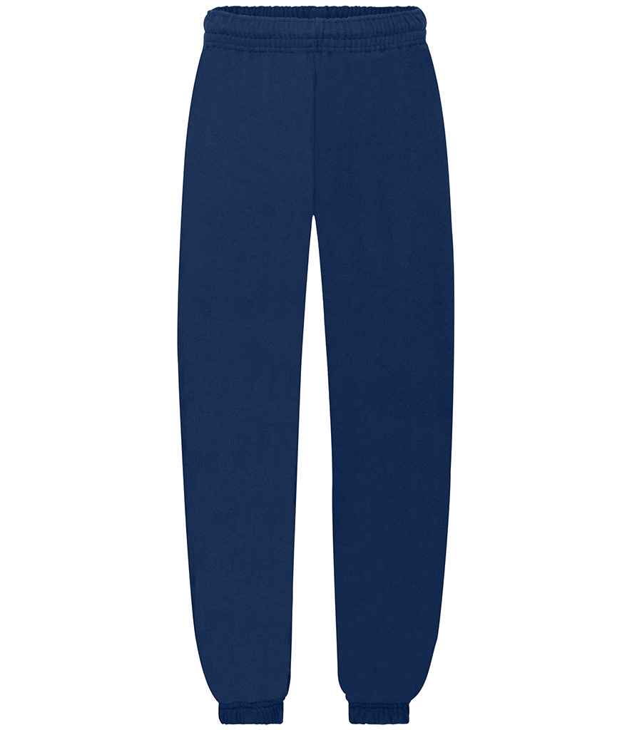 Fruit of the Loom Kids Elasticated Hem Jog Pants in Navy