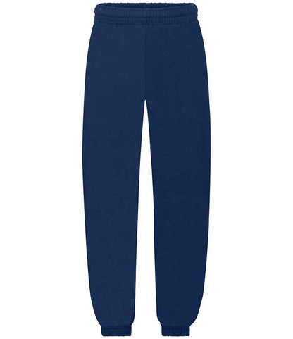 Fruit of the Loom Kids Elasticated Hem Jog Pants in Navy