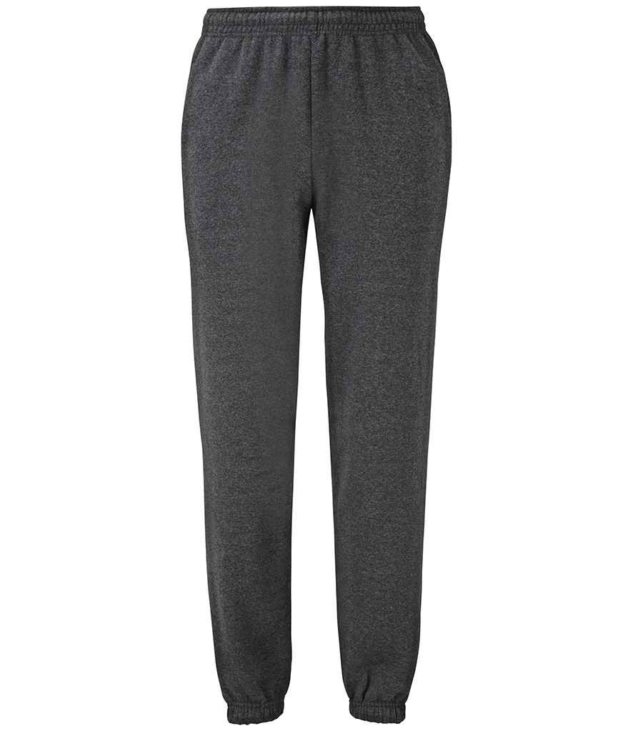 Fruit of the Loom Classic Elasticated Hem Jog Pants in Dark Heather