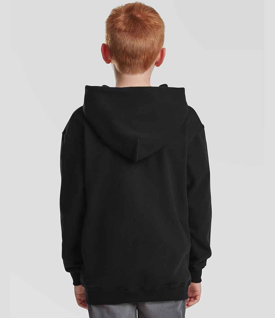 Fruit of the Loom Fruit of the Loom Kids Classic Zip Hooded Sweatshirt Black