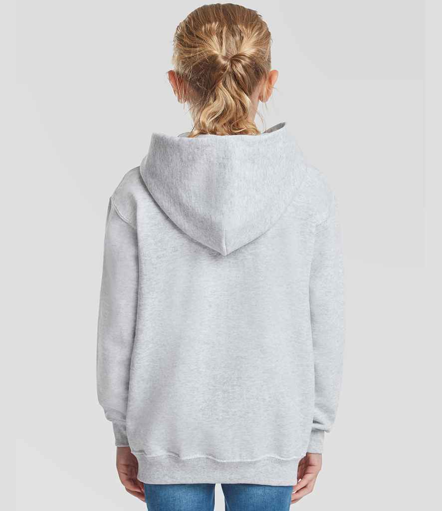 Fruit of the Loom Fruit of the Loom Kids Classic Zip Hooded Sweatshirt Heather Grey
