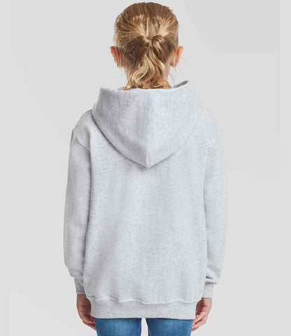Fruit of the Loom Fruit of the Loom Kids Classic Zip Hooded Sweatshirt Heather Grey