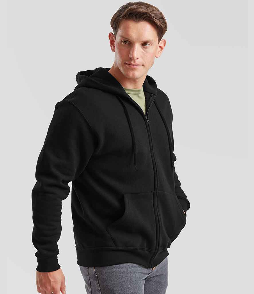 Fruit of the Loom Fruit of the Loom Classic Zip Hooded Sweatshirt Black