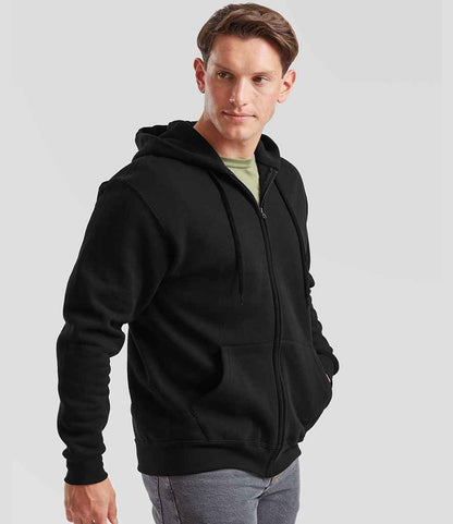 Fruit of the Loom Fruit of the Loom Classic Zip Hooded Sweatshirt Black