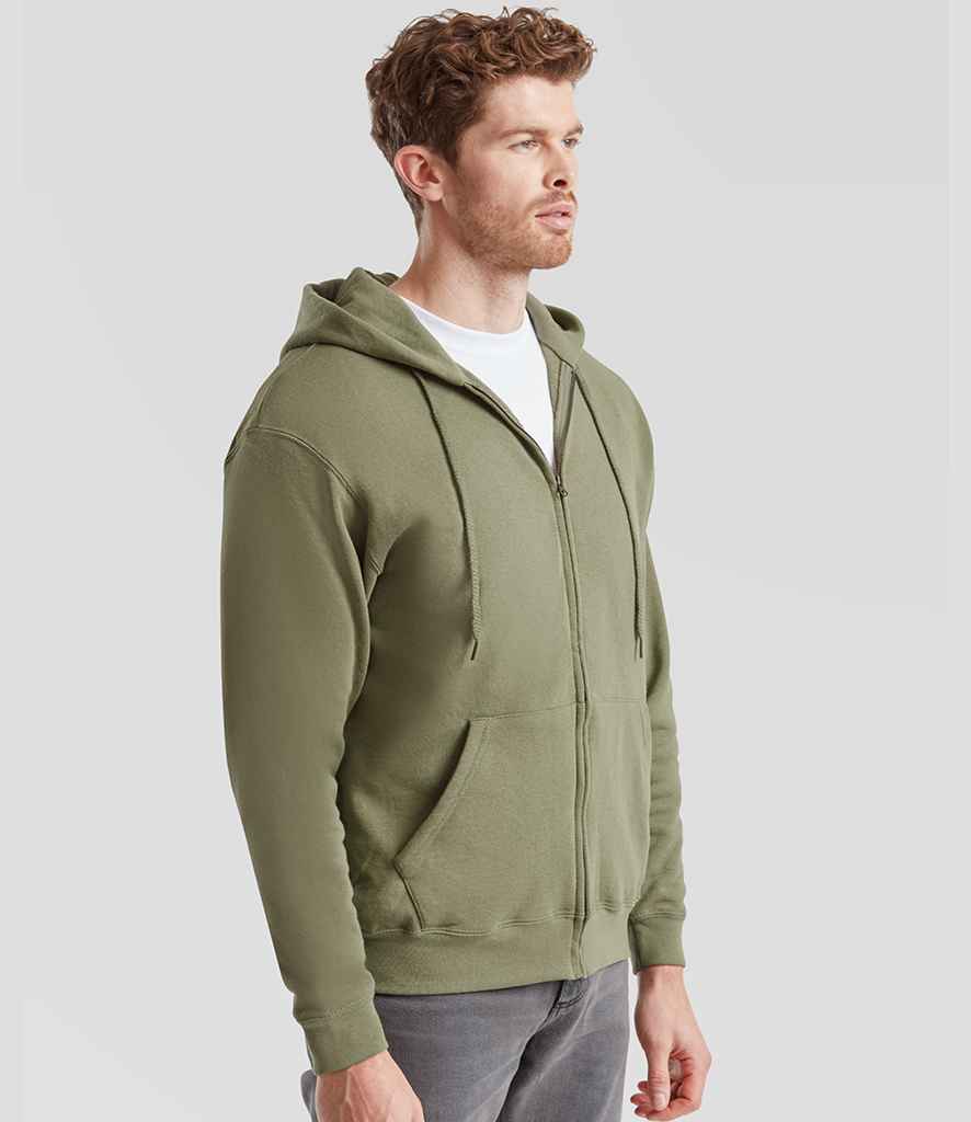Fruit of the Loom Fruit of the Loom Classic Zip Hooded Sweatshirt Classic Olive