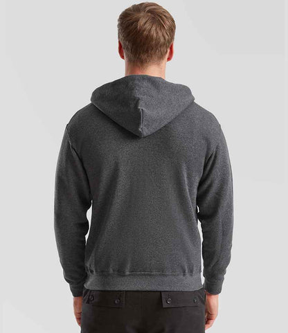 Fruit of the Loom Fruit of the Loom Classic Zip Hooded Sweatshirt Dark Heather