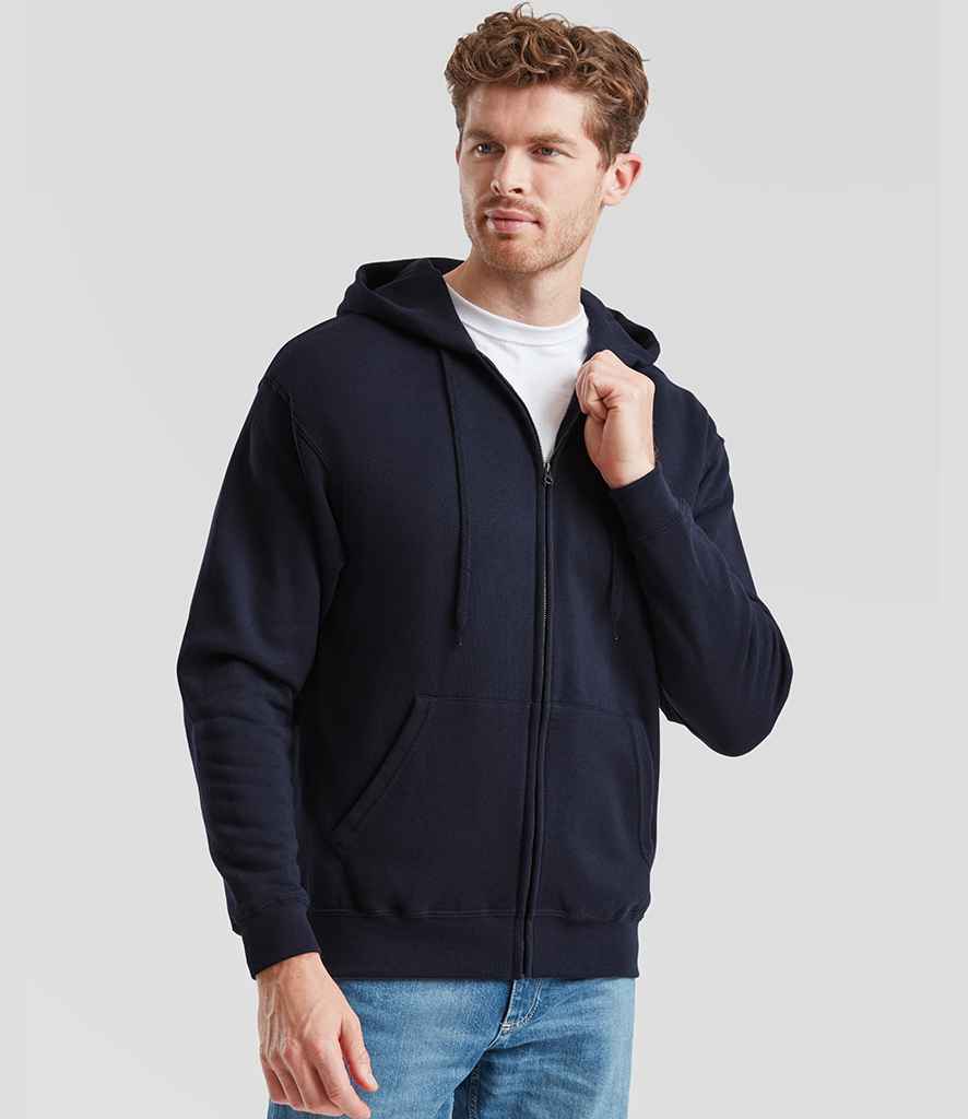 Fruit of the Loom Fruit of the Loom Classic Zip Hooded Sweatshirt Deep Navy