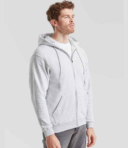 Fruit of the Loom Fruit of the Loom Classic Zip Hooded Sweatshirt Heather Grey