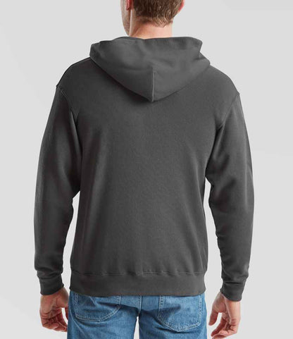Fruit of the Loom Fruit of the Loom Classic Zip Hooded Sweatshirt Light Graphite