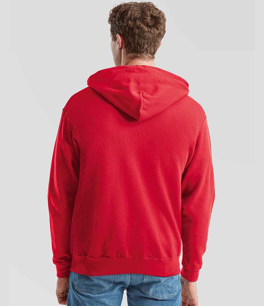 Fruit of the Loom Fruit of the Loom Classic Zip Hooded Sweatshirt Red