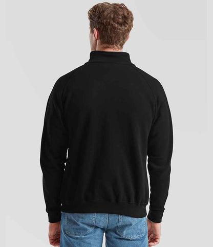 Fruit of the Loom Fruit of the Loom Classic Zip Neck Sweatshirt Black