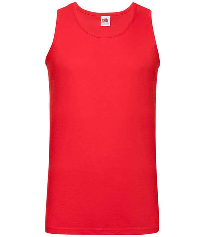 Fruit of the Loom Athletic Vest in Red