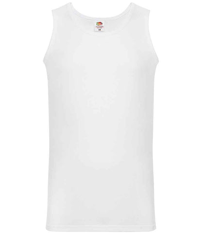 Fruit of the Loom Athletic Vest in White