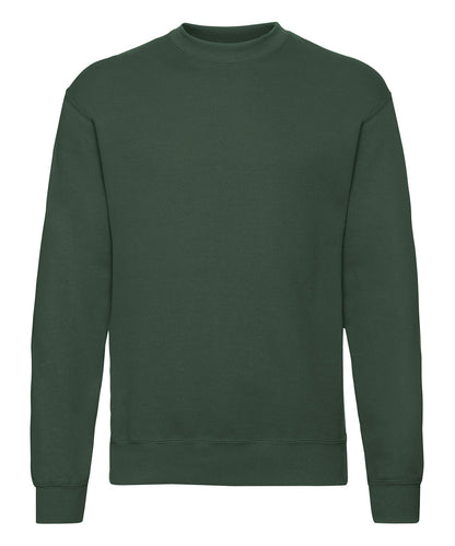 Fruit of the Loom Classic 80/20 set-in sweatshirt Bottle Green*