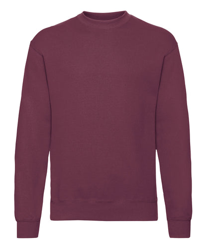 Fruit of the Loom Classic 80/20 set-in sweatshirt Burgundy*