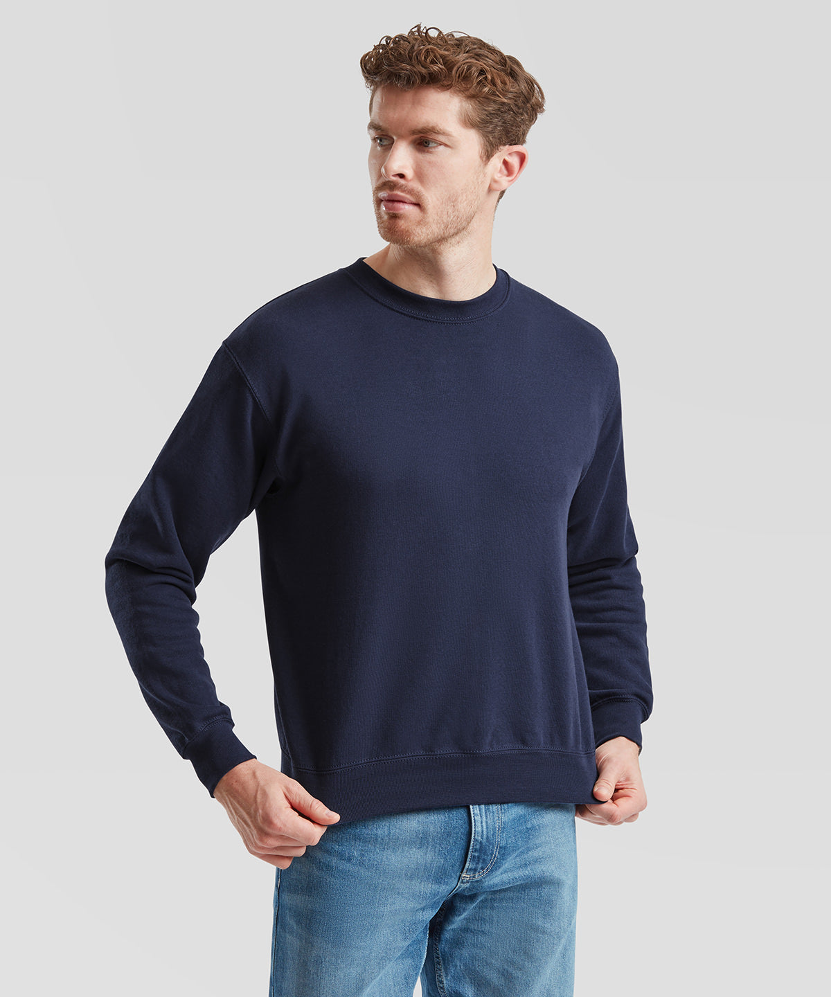 Fruit of the Loom Classic 80/20 set-in sweatshirt Black*†△