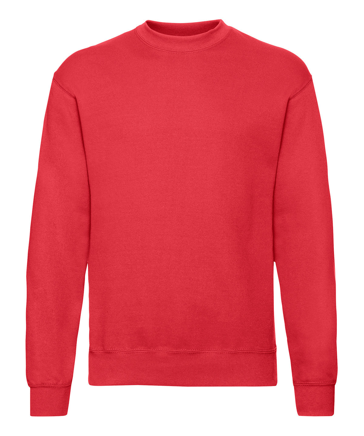 Fruit of the Loom Classic 80/20 set-in sweatshirt Red*