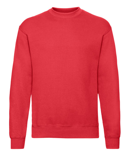 Fruit of the Loom Classic 80/20 set-in sweatshirt Red*