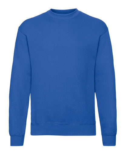 Fruit of the Loom Classic 80/20 set-in sweatshirt Royal Blue*