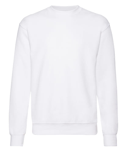 Fruit of the Loom Classic 80/20 set-in sweatshirt White*†