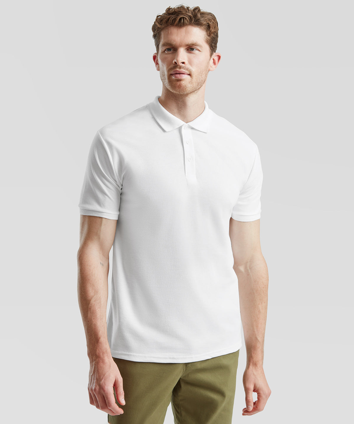 Fruit of the Loom Heavyweight 65/35 polo Black*