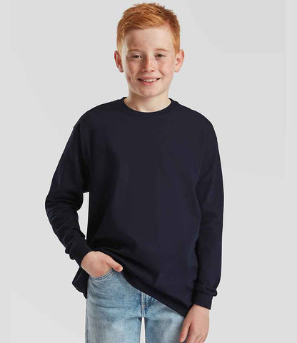 Fruit of the Loom Kids Long Sleeve Value T-Shirt