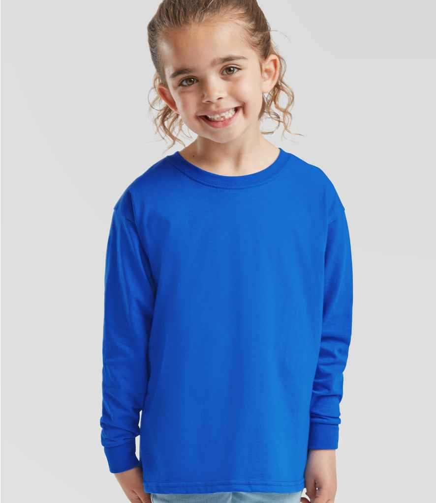 Fruit of the Loom Kids Long Sleeve Value T-Shirt