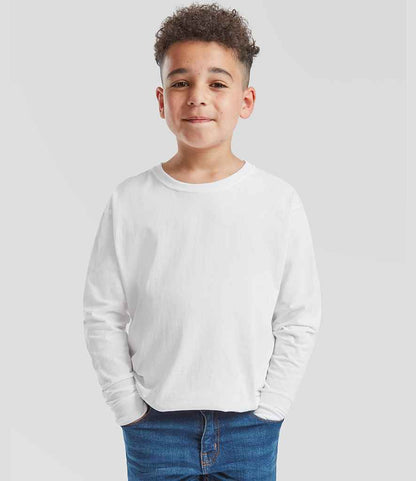 Fruit of the Loom Kids Long Sleeve Value T-Shirt