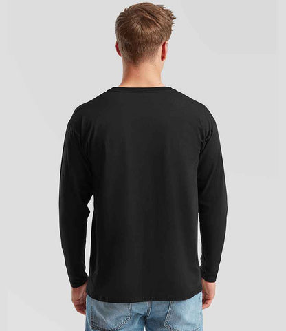 Fruit of the Loom Fruit of the Loom Long Sleeve Value T-Shirt Black