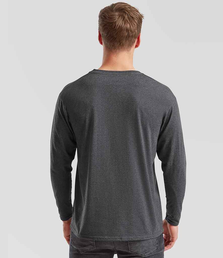 Fruit of the Loom Fruit of the Loom Long Sleeve Value T-Shirt Dark Heather