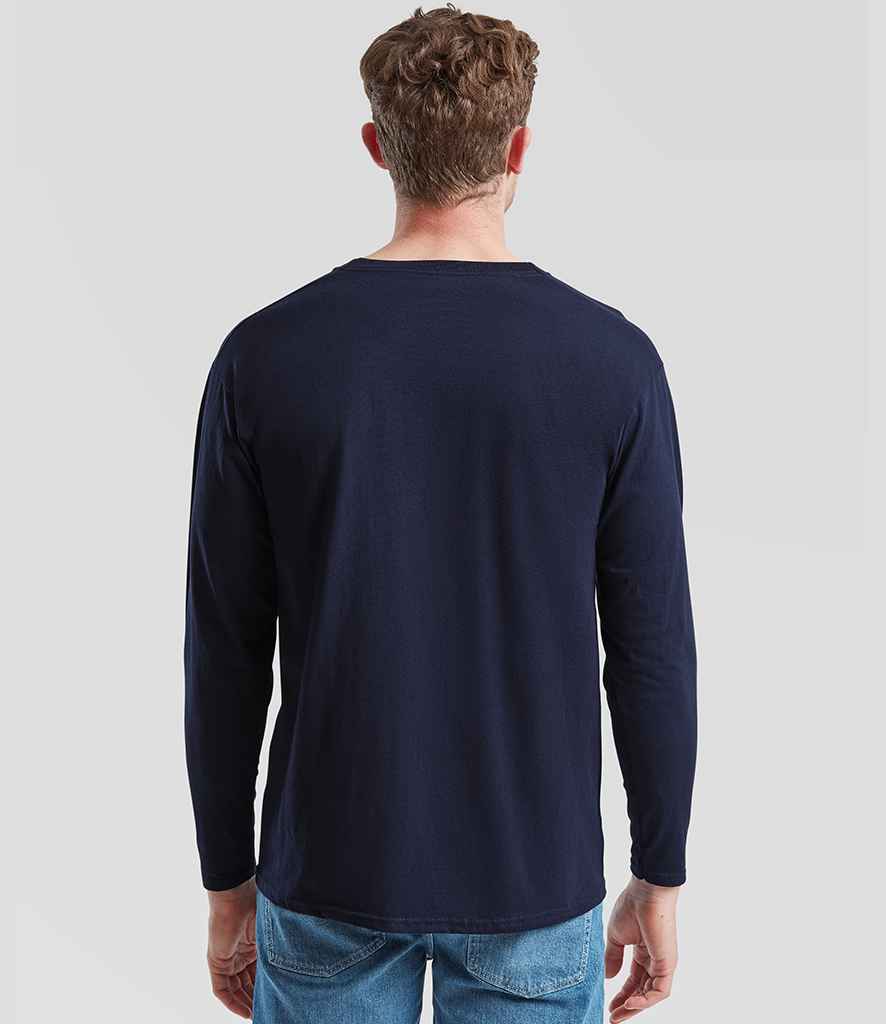 Fruit of the Loom Fruit of the Loom Long Sleeve Value T-Shirt Deep Navy