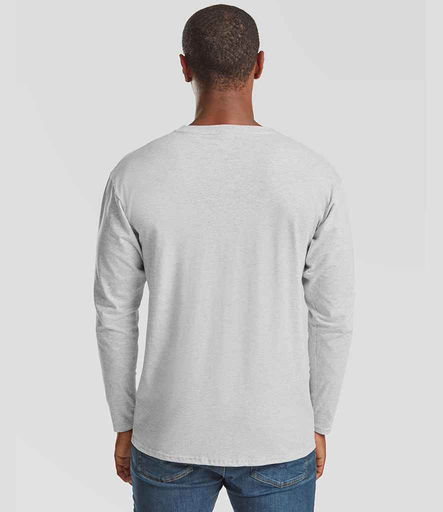 Fruit of the Loom Fruit of the Loom Long Sleeve Value T-Shirt Heather Grey