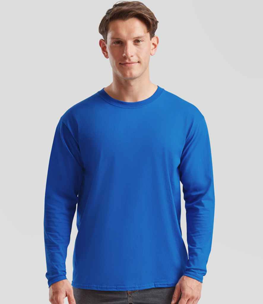 Fruit of the Loom Fruit of the Loom Long Sleeve Value T-Shirt Royal Blue