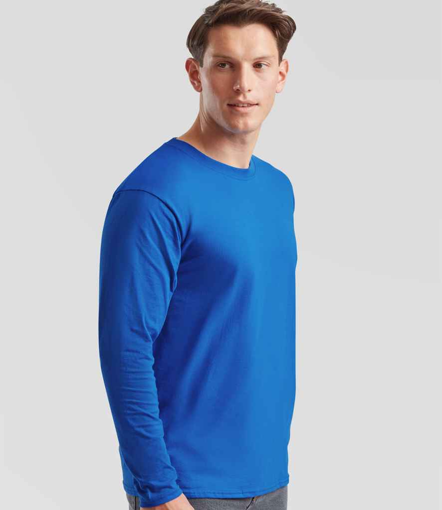 Fruit of the Loom Fruit of the Loom Long Sleeve Value T-Shirt Royal Blue