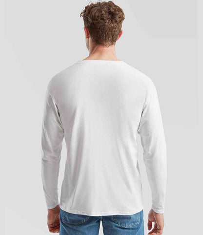 Fruit of the Loom Fruit of the Loom Long Sleeve Value T-Shirt White