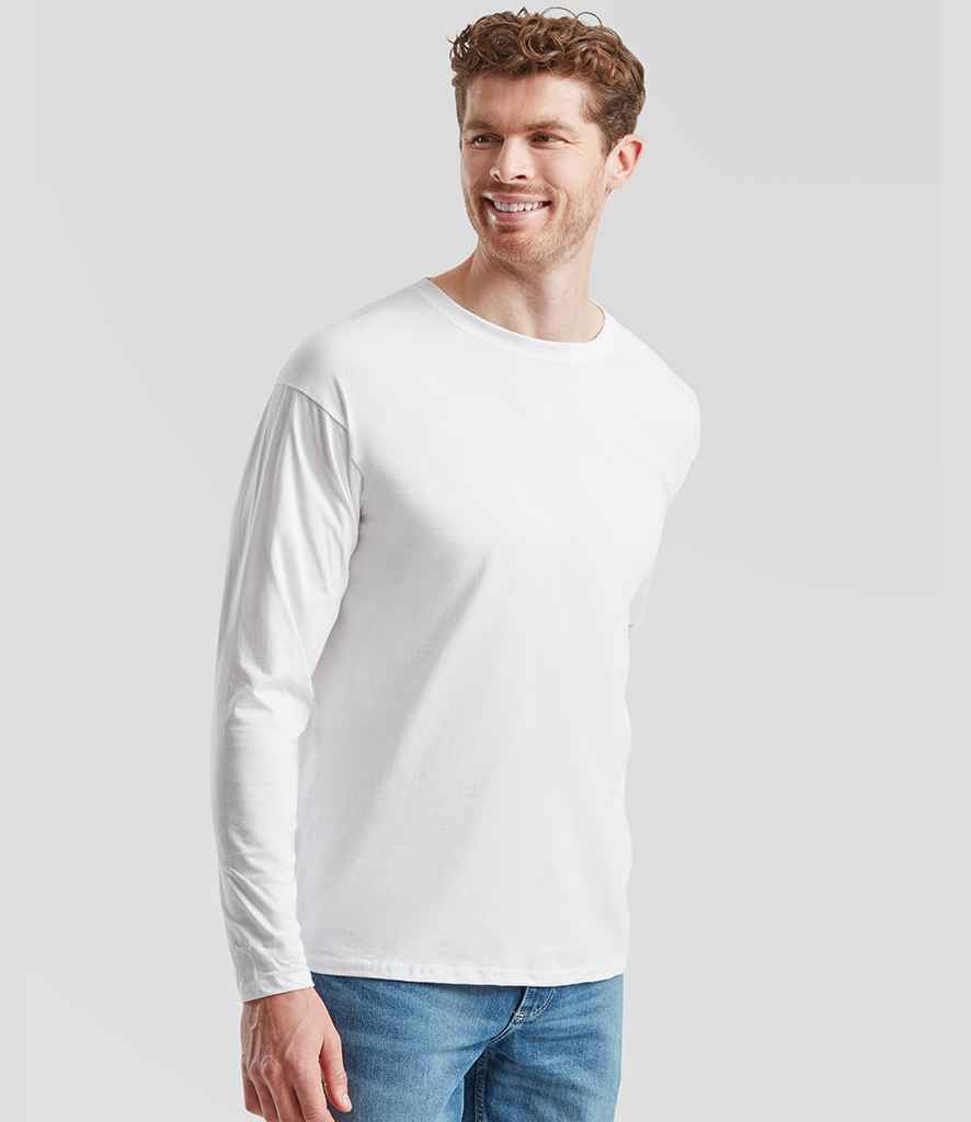 Fruit of the Loom Fruit of the Loom Long Sleeve Value T-Shirt White
